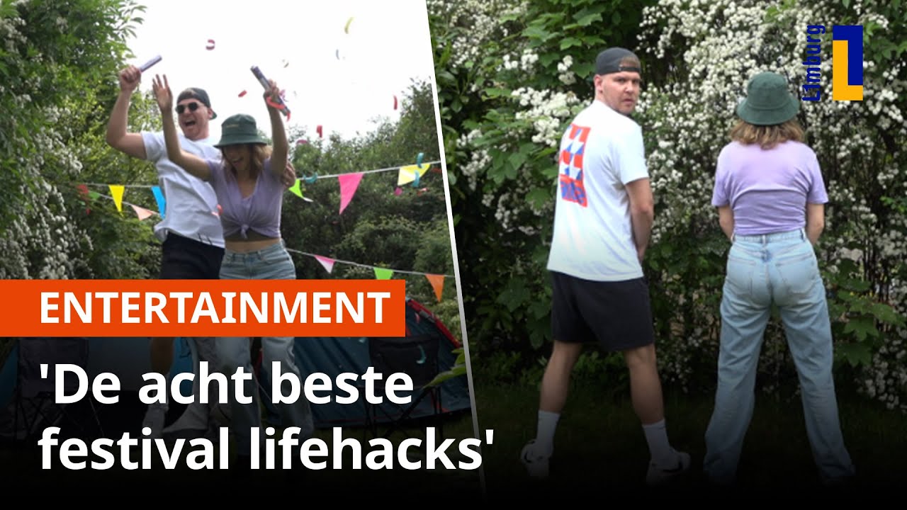 Met deze LIFEHACKS overleef jij de camping van een FESTIVAL 🤸🎉 | 1Limburg