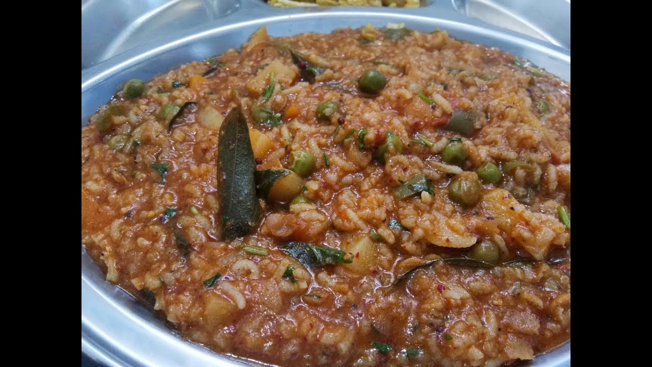 Tasty Bisibele bath recipe in Kannada | Breakfast recipe | Traditional Karnataka rice recipe