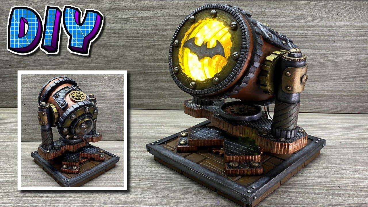 Como Fazer Um Bat Sinal Versão Steampunk.