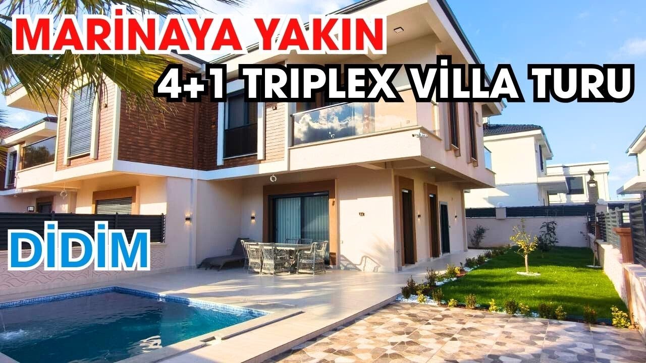 DİDİMDE SATILIK MARİNA VE LUNAPARKA YAKIN MÜSTAKİL KULLANIMLI VİLLA TURU #youtube #vlog