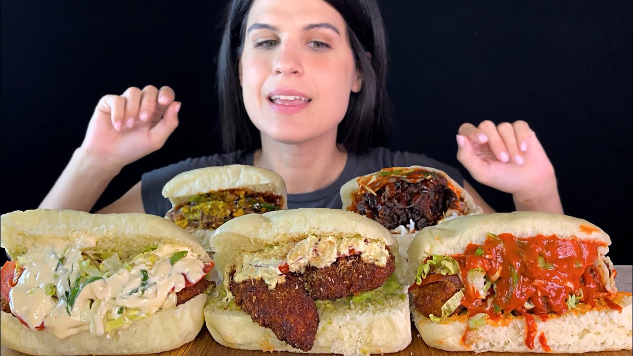 BAO BUNS | MUKBANG | ASMR | EATING SOUNDS