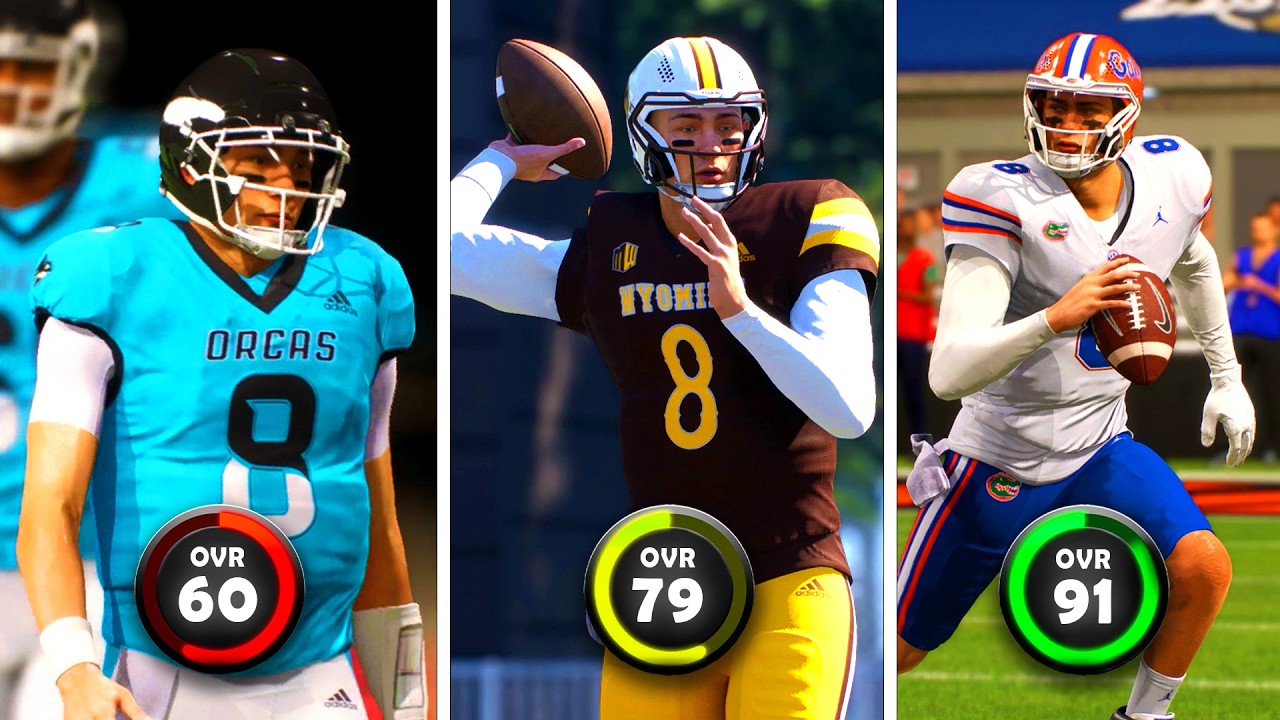 Playing the Entire College Career of an Underrated QB!! (Full Movie)