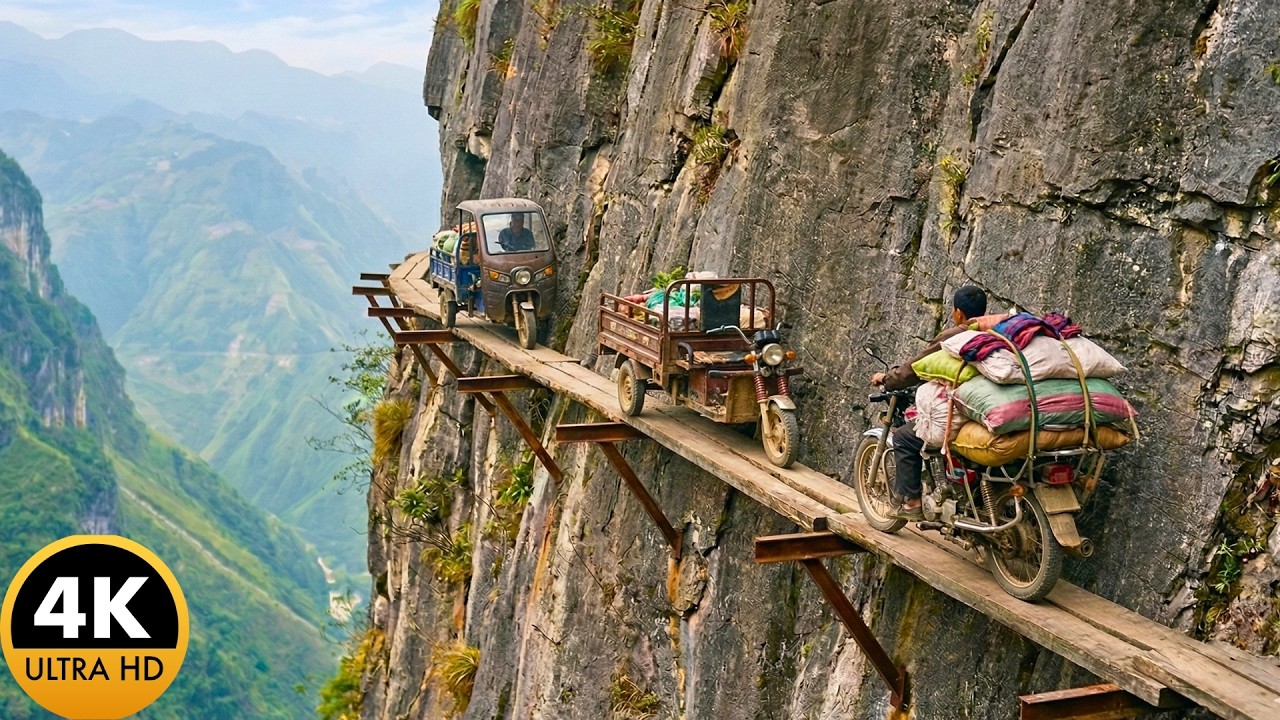 Impossible Places | World’s Most Dangerous Roads That Challenge Every Driver | 4K Documentary