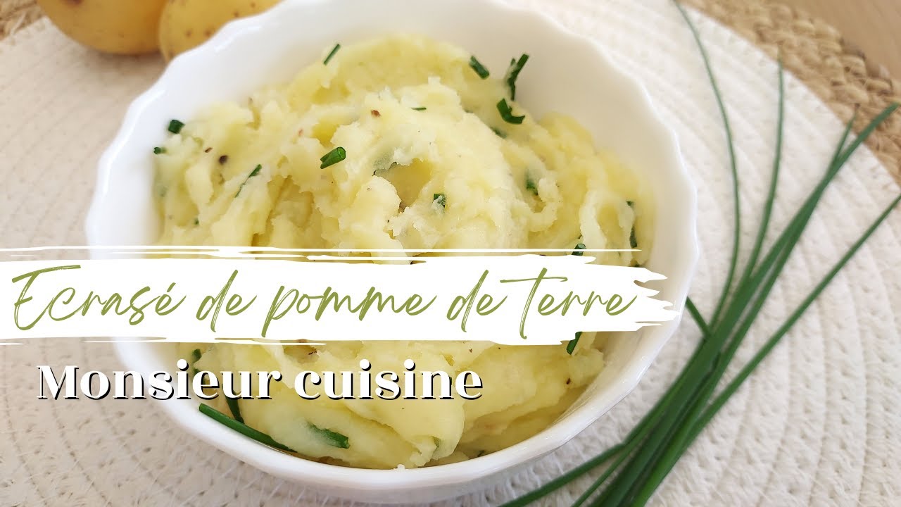 Ecrasé de pomme de terre avec Monsieur Cuisine 🥔🥔🥔