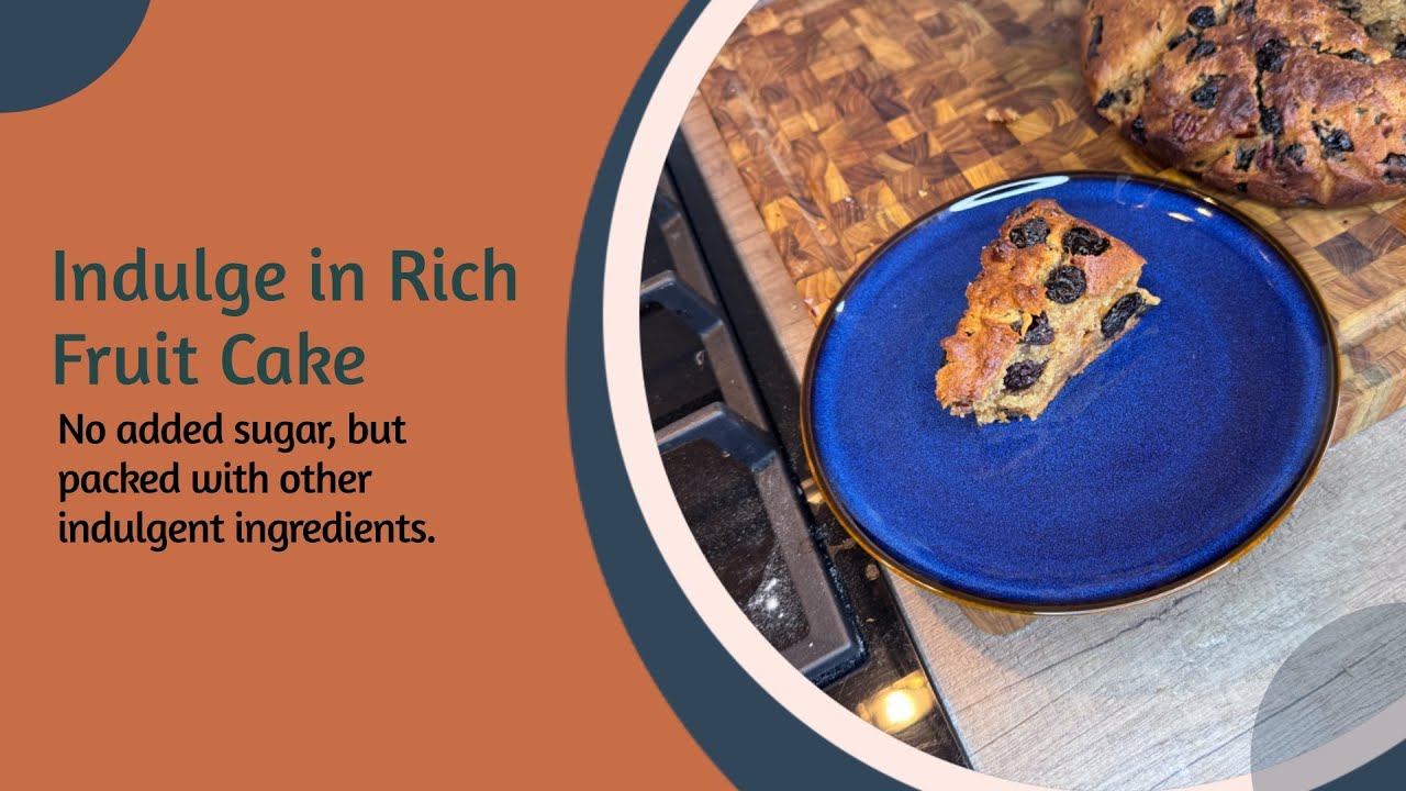 Rich Fruit Cake Recipe. No added sugar but loads of great fruit and Condensed Milk.