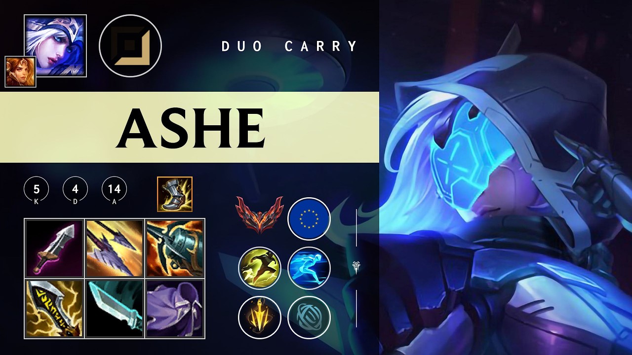 Ashe ADC vs Aurelion Sol - EUW Grandmaster Patch 26.04