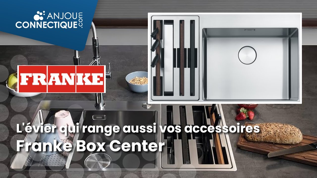 L'&eacute;vier qui range aussi vos accessoires de Franke - Box Center
