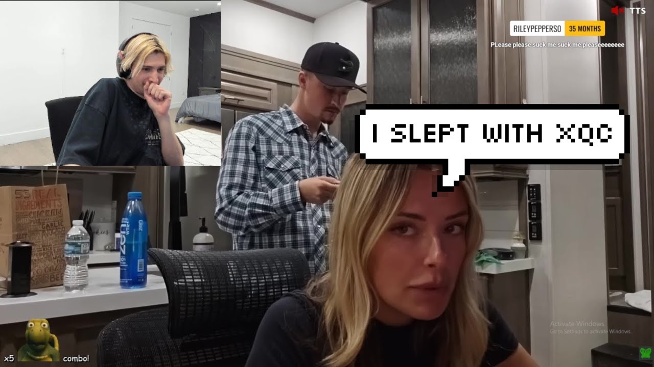 xQc reacts to Corinna saying They Slept Together