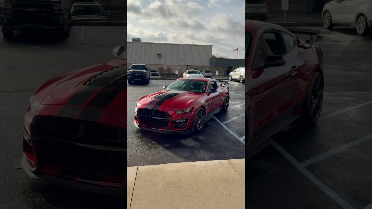 New Delivery 😈🔥 Rapid Red 2020 Ford Mustang Shelby GT500