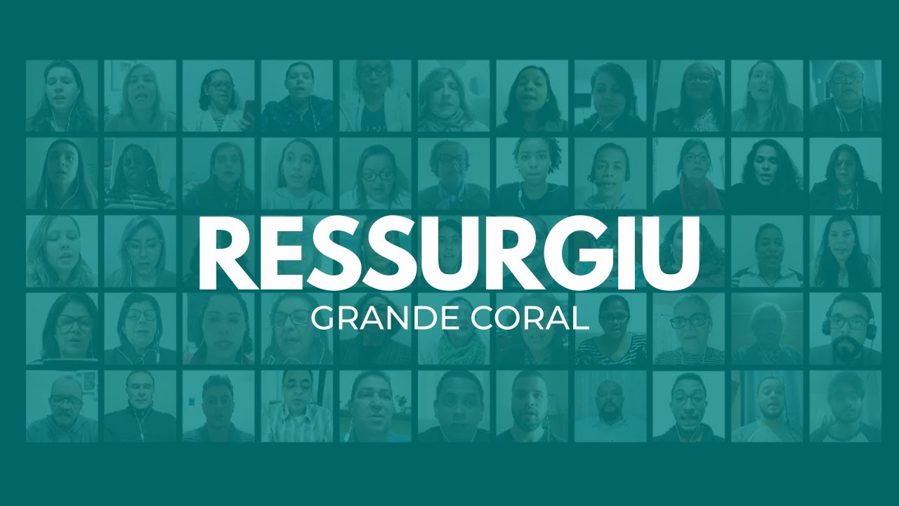 Grande Coral - Hino 101 Cantor Cristão - Ressurgiu
