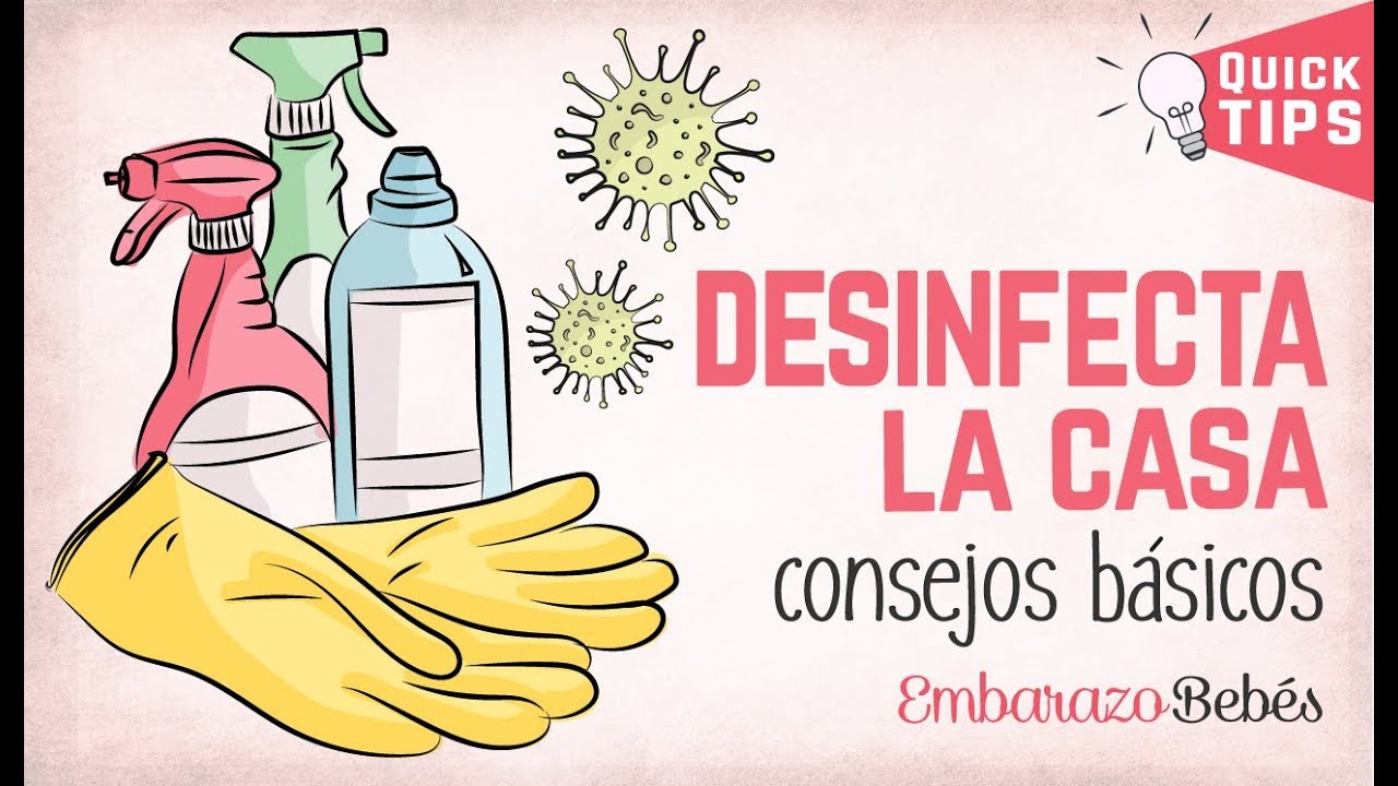 &iquest;C&oacute;mo #DESINFECTAR LA CASA a fondo? 🏠😷 Los TIPS de limpieza IMPRESCINDIBLES
