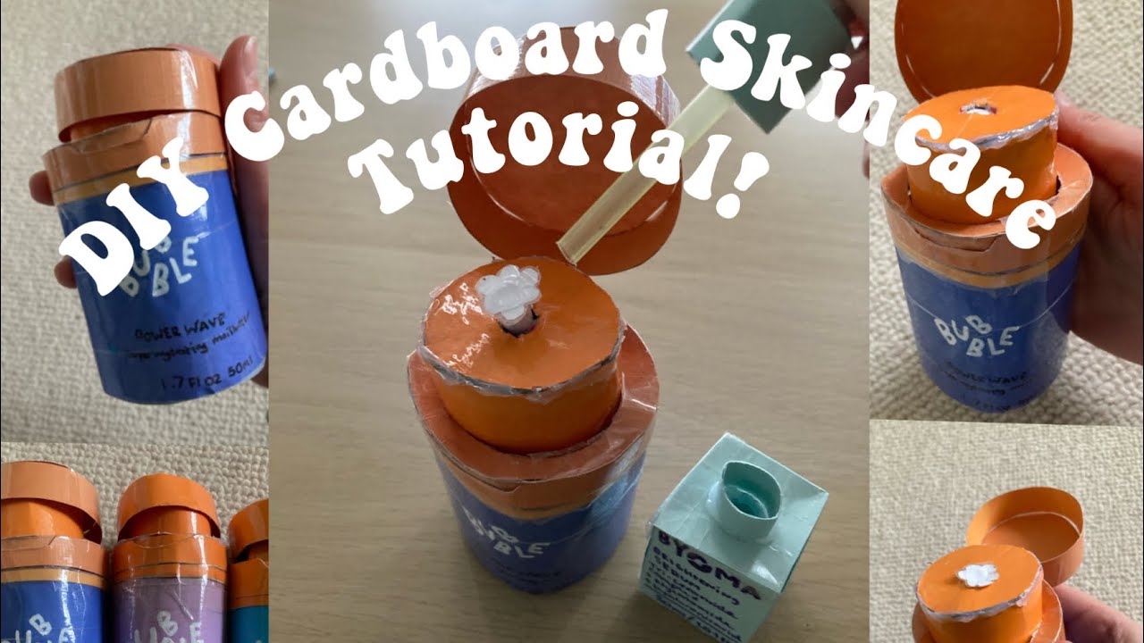 DIY cardboard skincare moisturiser tutorial! Ep.3 Bubble power wave moisturiser. @bubbleskincare