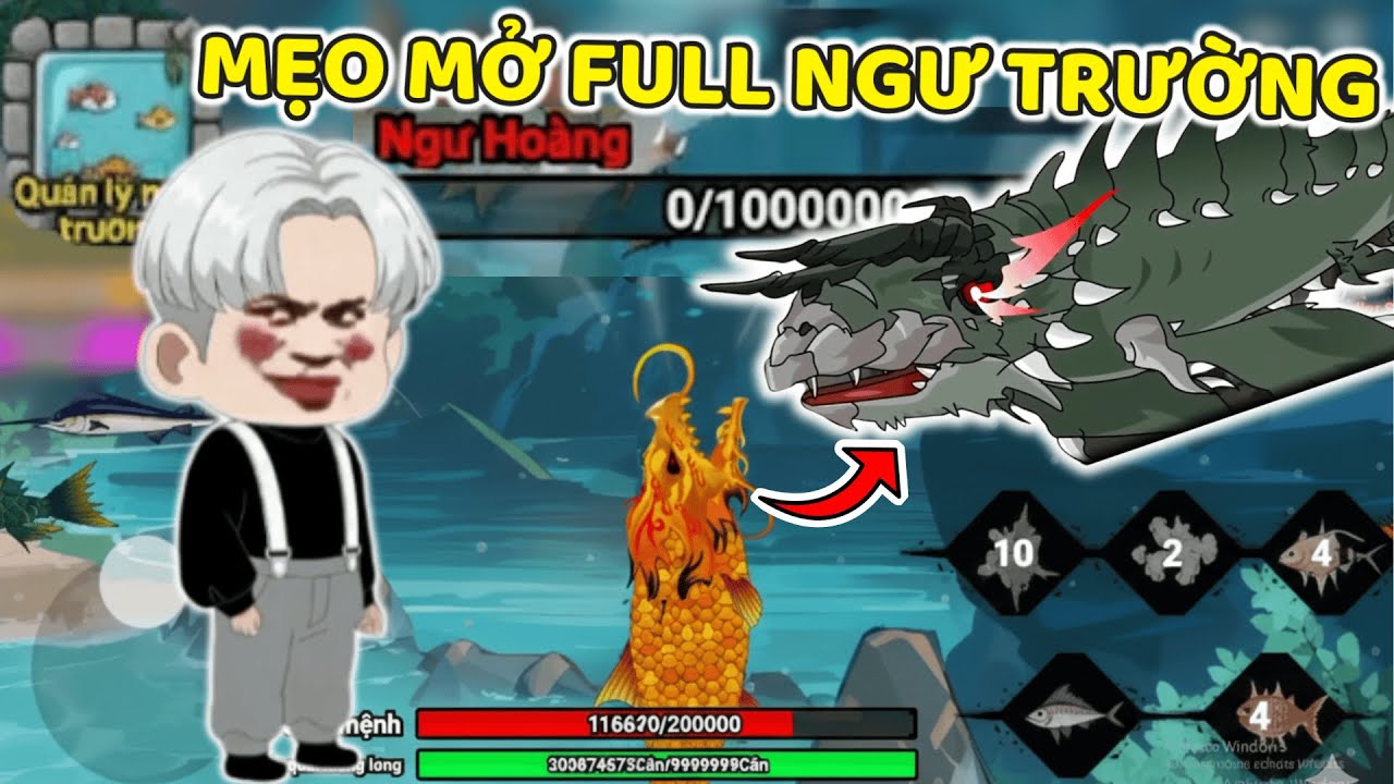 THNE PHÁT HIỆN MẸO MỞ KHÓA FULL NGƯ TRƯỜNG ĐÁNH BẠI NGƯ HOÀNG THÀNH CÔNG TRONG CÂU CÁ VẠN CÂN