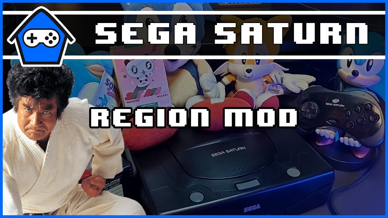 SEGA Saturn - Cleanup & Switchless Region Mod
