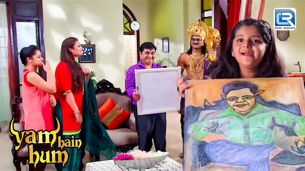 छोटी सी बच्ची ने बनाया बबलू की पापा का Comedy Drawing | Yam Hain Hum | Comedy Serial | Full Epiosde
