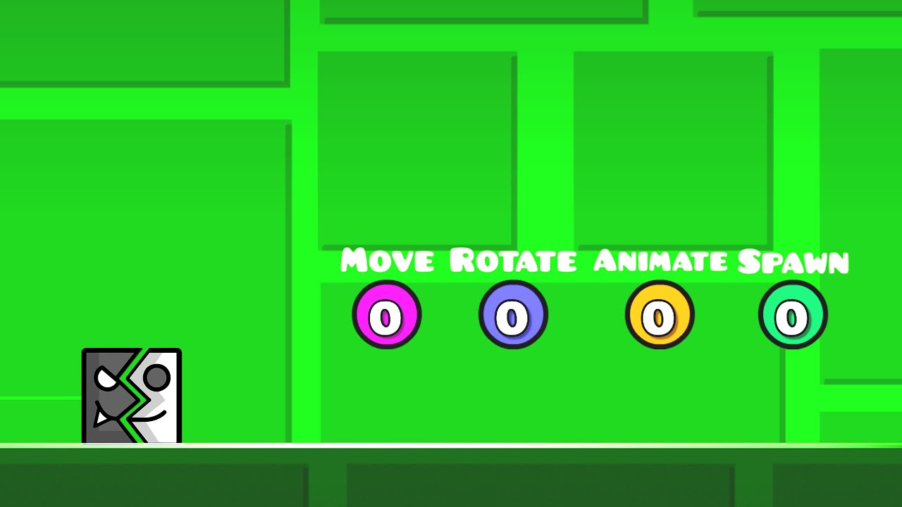 ТРИГГЕРЫ MOVE, ROTATE, ANIMATE, SPAWN | Geometry Dash