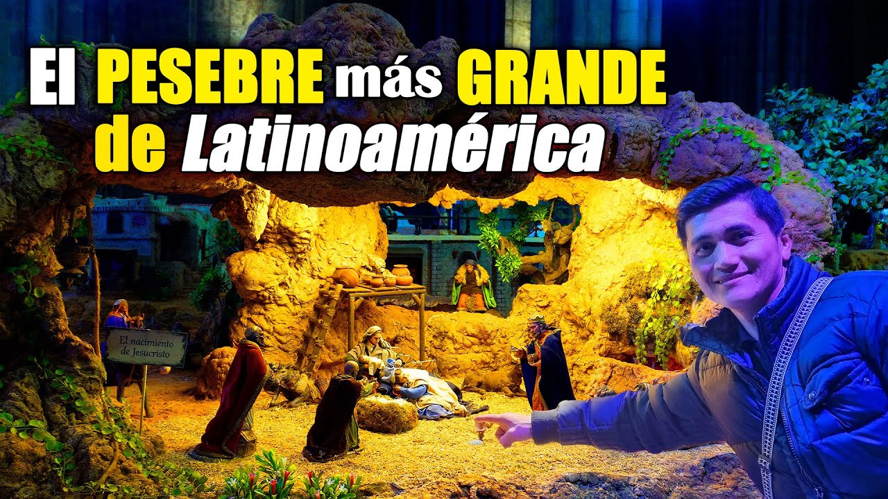 El Pesebre mas GRANDE de LATINOAMERICA Está en: QUITO - ECUADOR 🇪🇨 (Es INCREÍBLE)