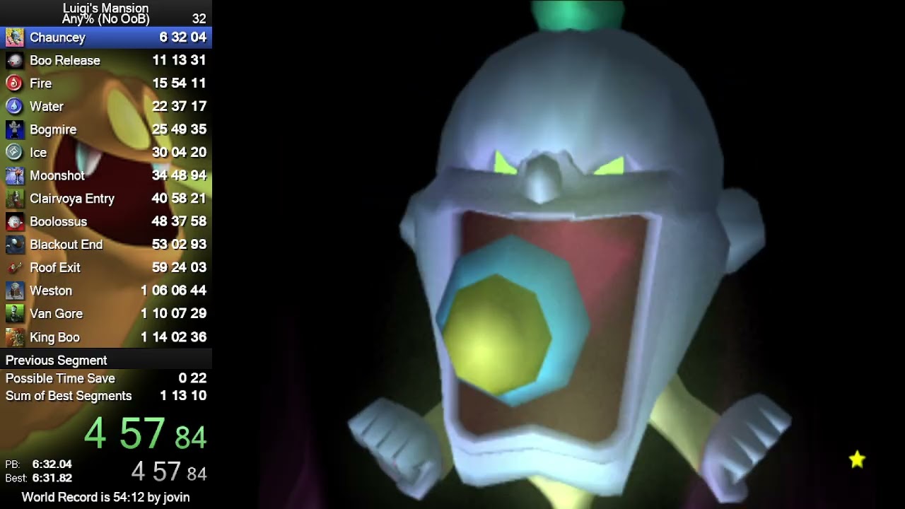 Luigi's Mansion Any % (No OoB) in 1:14:01
