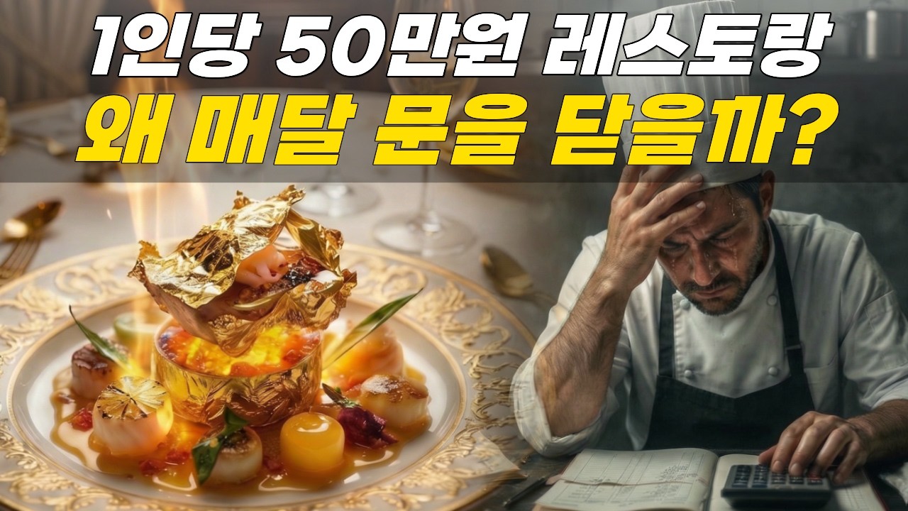 파인다이닝 레스토랑의 숨겨진 현실