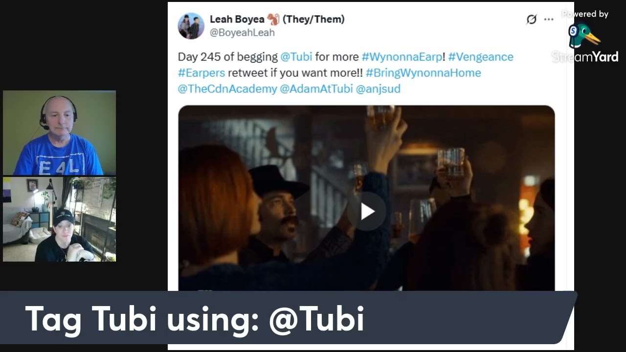 How Wynonna Earp Fans (aka Earpers) Can Ask Tubi To Air The Show And Do More Earp Movies