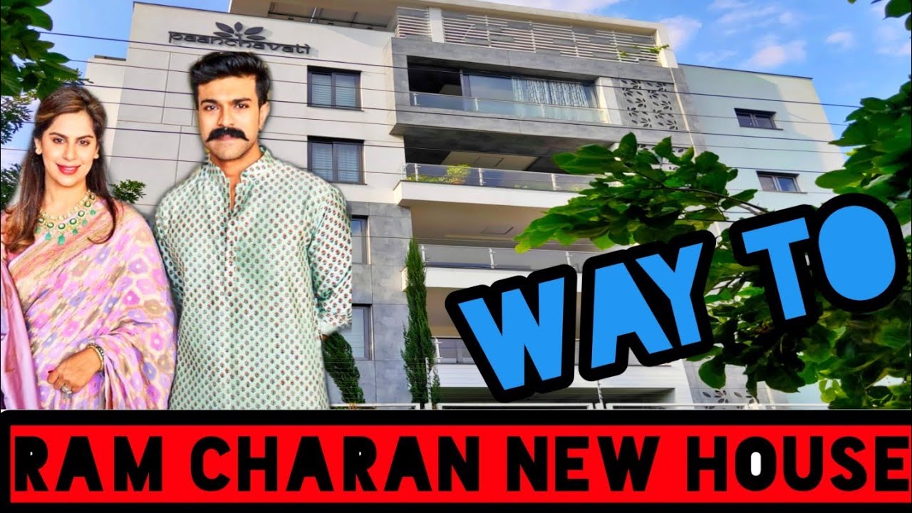 way to ramcharan new house||ram charan house videos||ram charan new house in hyderabad| RRR house