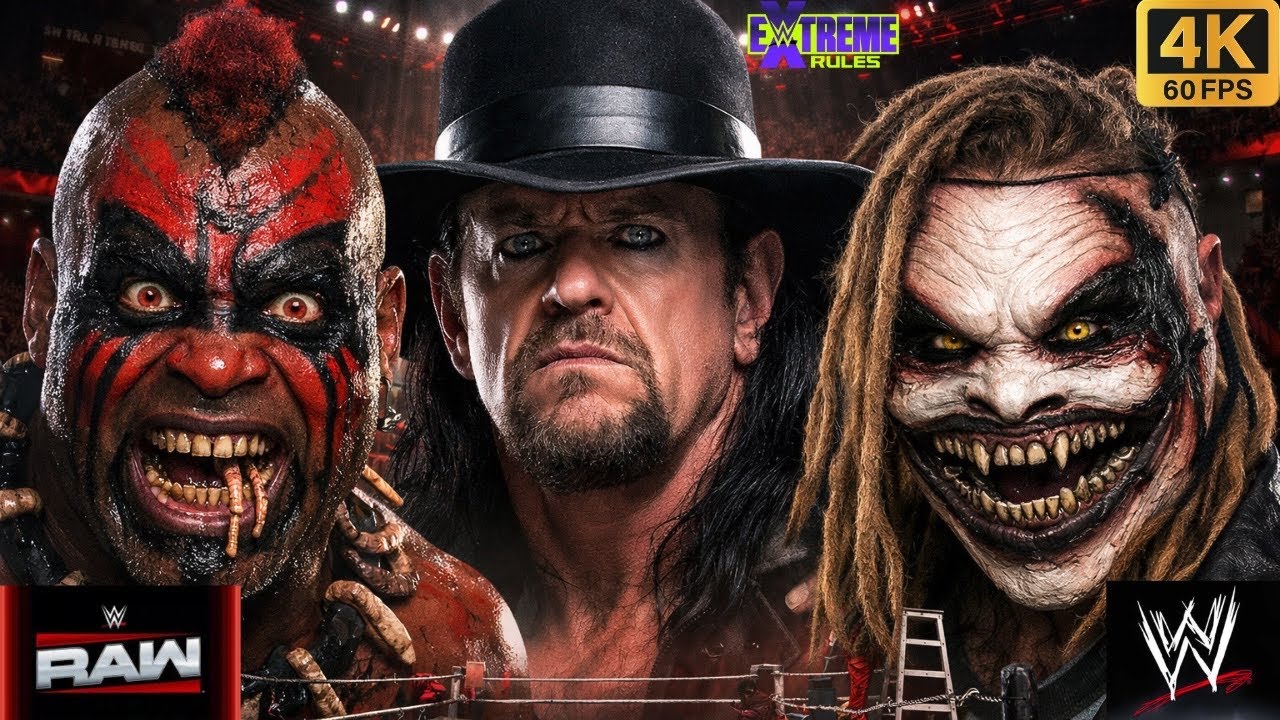 Full Match - Undertaker Vs Boogeyman Vs Bray Wyatt Extreme Rules #wwe #wwe2k25 #shorts #raw #gaming