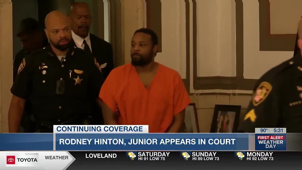 Rodney Hinton Junior appears in court