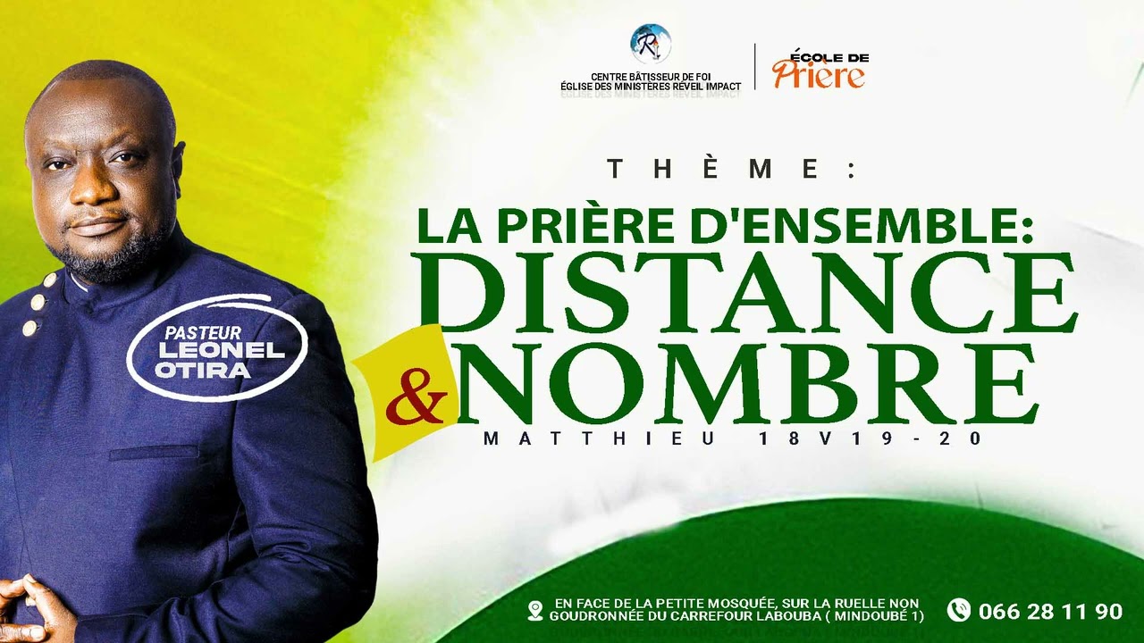 PRIÈRE D'ENSEMBLE  (2) : DISTANCE ET NOMBRE