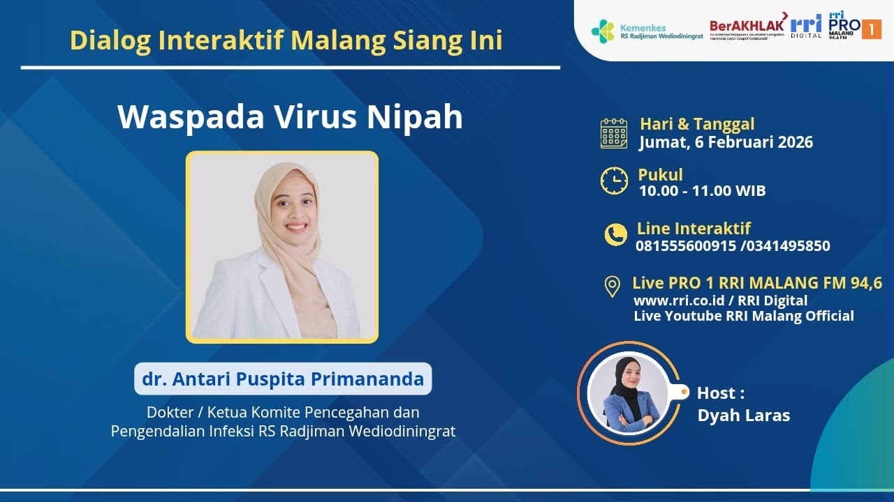 Dialog Interaktif Malang Siang Ini - Waspada Virus Nipah
