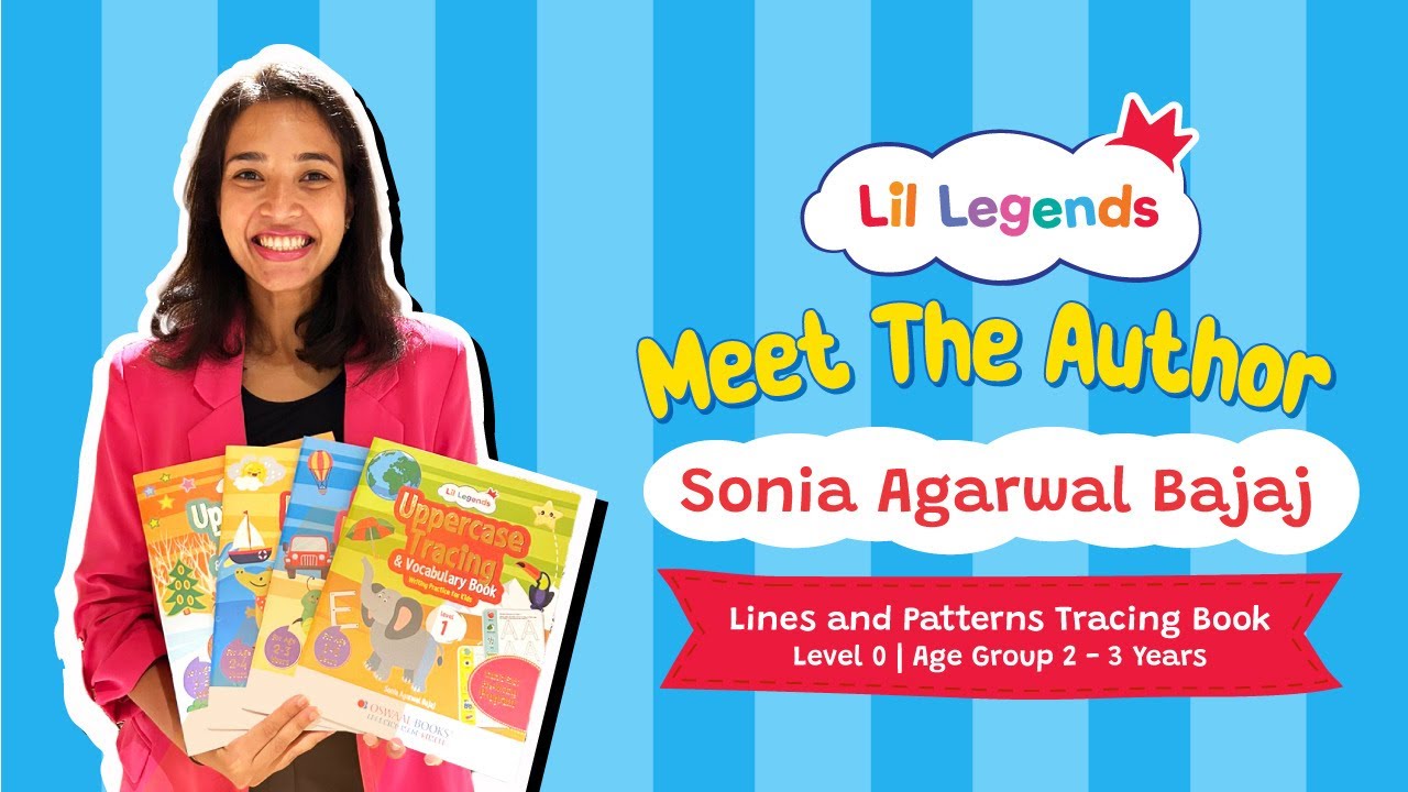 Lil Legends Lines and Patterns Tracing Book | #OswaalLilLegendsBooks #FunLearningActivities