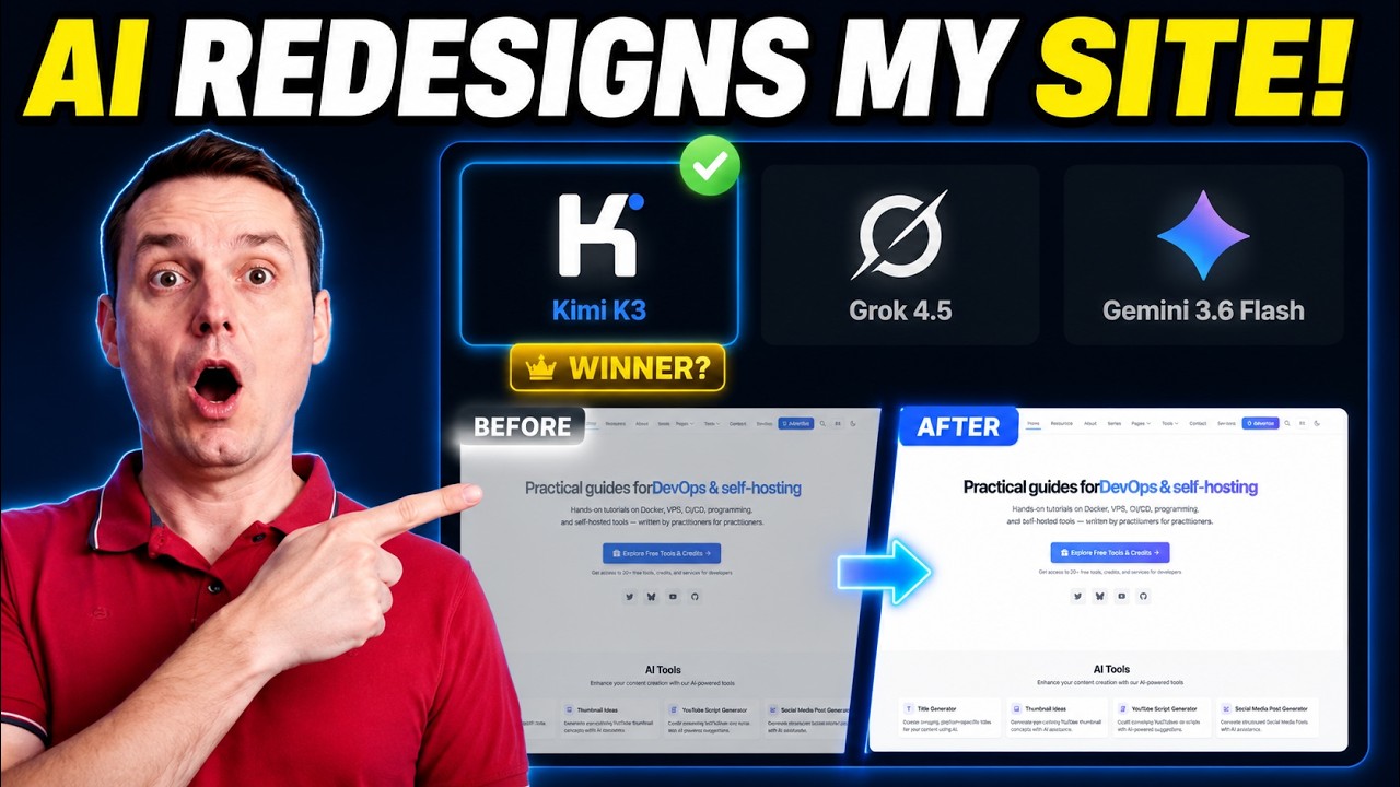 Kimi K3 vs Grok 4.5 vs Gemini 3.6 Flash: Best AI for Front-End Web Design?