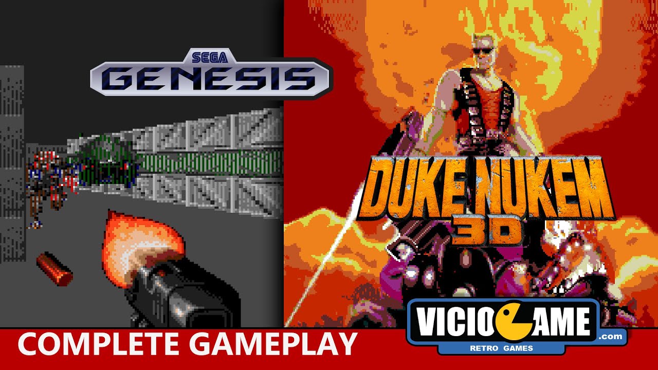 🎮 Duke Nukem 3D (Mega Drive) Complete Gameplay