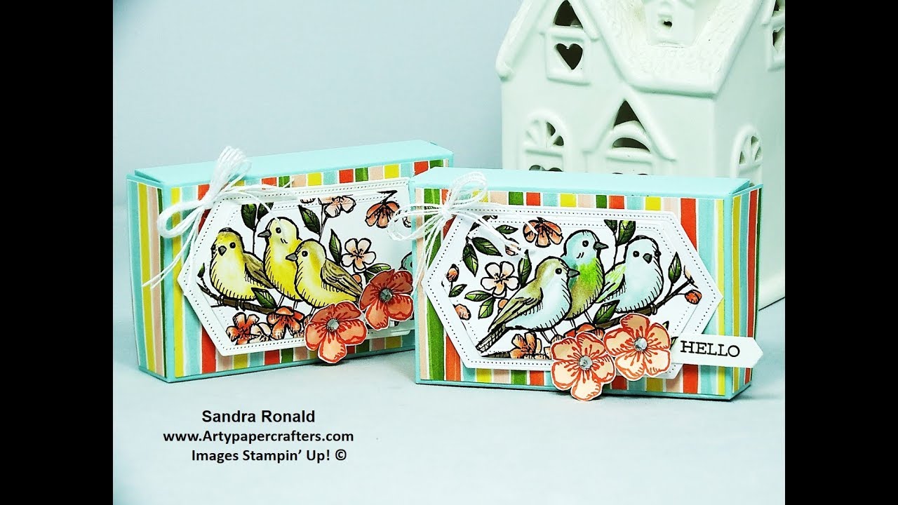 Bird Ballad Gift Box for Chocolate - SandraR Stampin' Up! Demonstrator Independent
