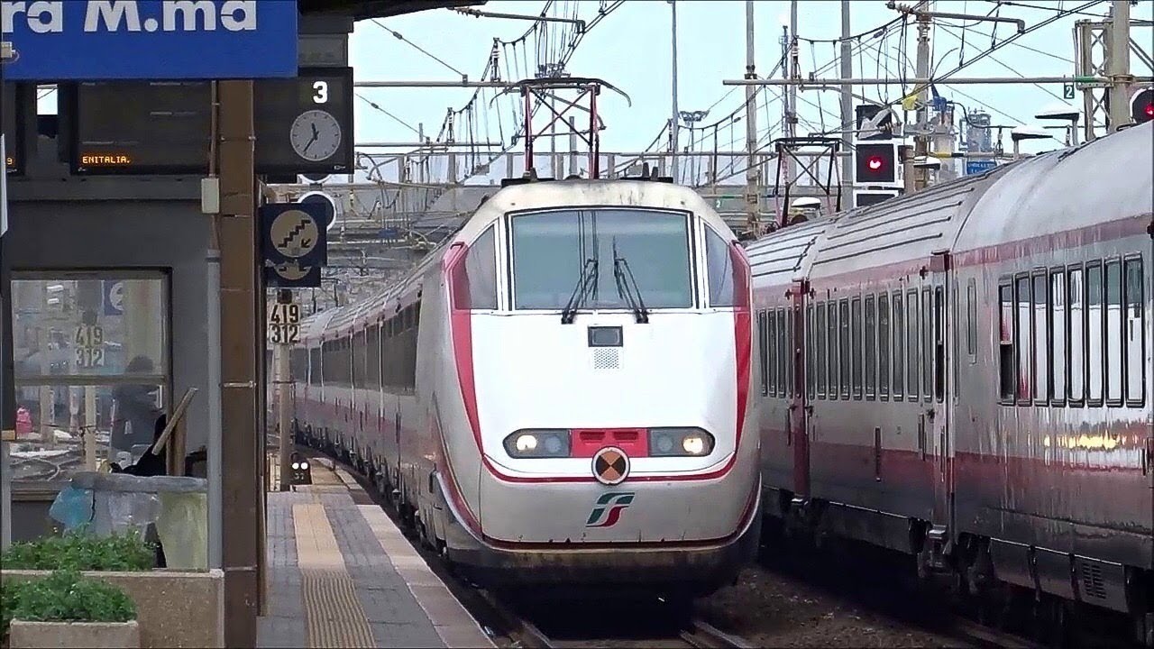 ORDIGNO BELLICO ALLA STAZIONE DI ANCONA: FRECCIABIANCA, INTERCITY & REGIONALI @FALCONARA M.MA!