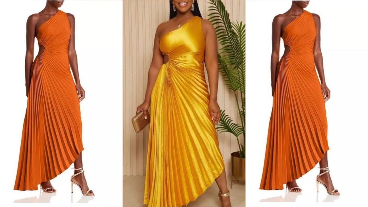 How to Cut and Sew a One Shoulder Side Ruched Dress