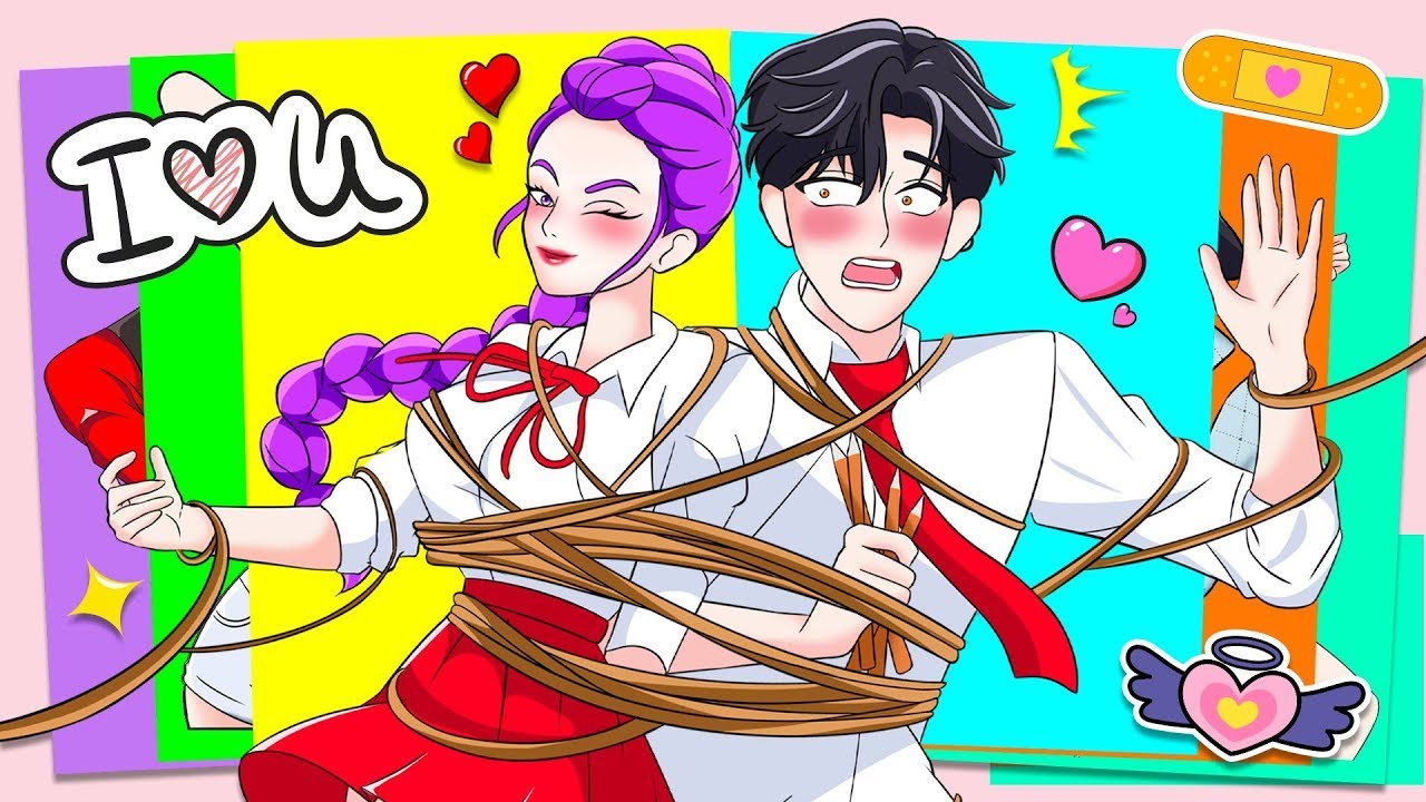 Catch me! HUNTRIX RUMI blinded by love SAJA BOYS JINU – KPOP DEMON HUNTERS ¦ Sticker Book DIY #3