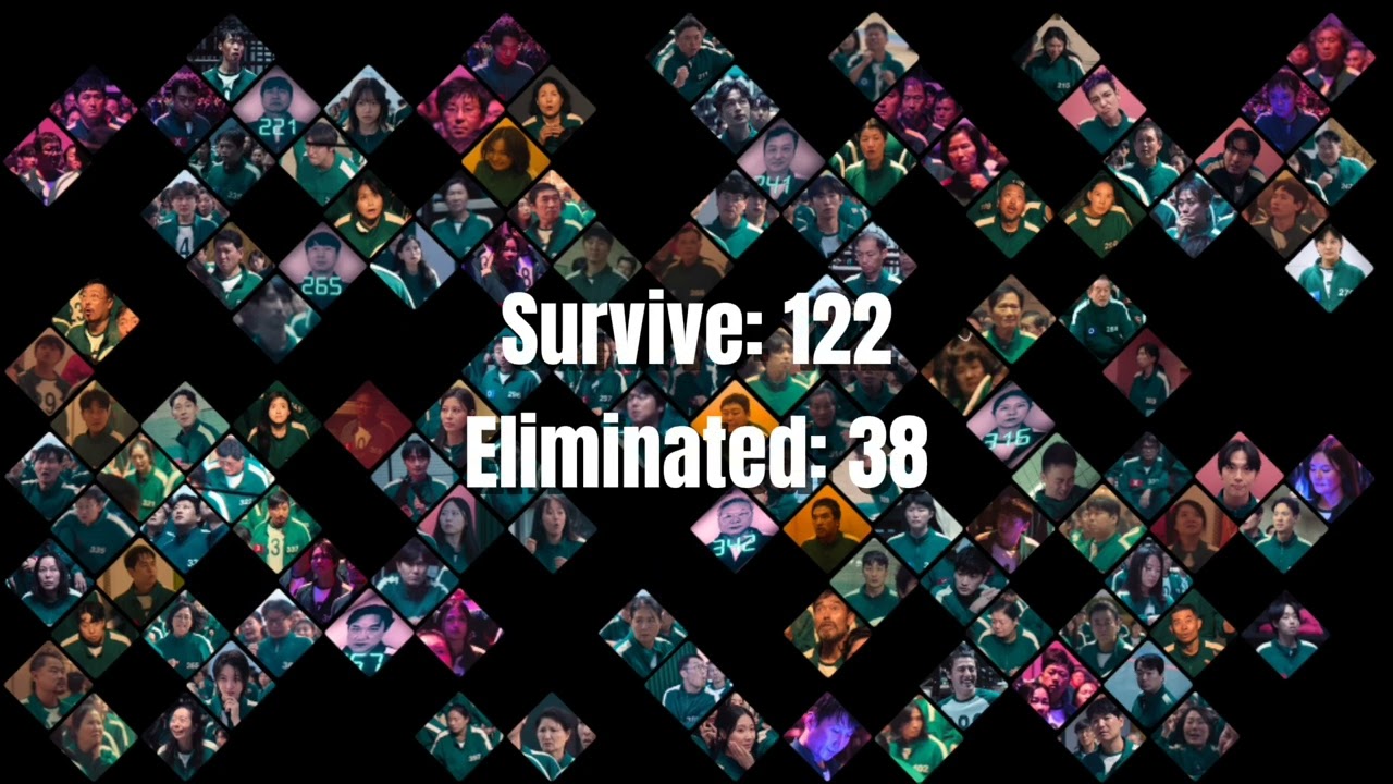 Player 204 - 406 Squid game S2 Death order