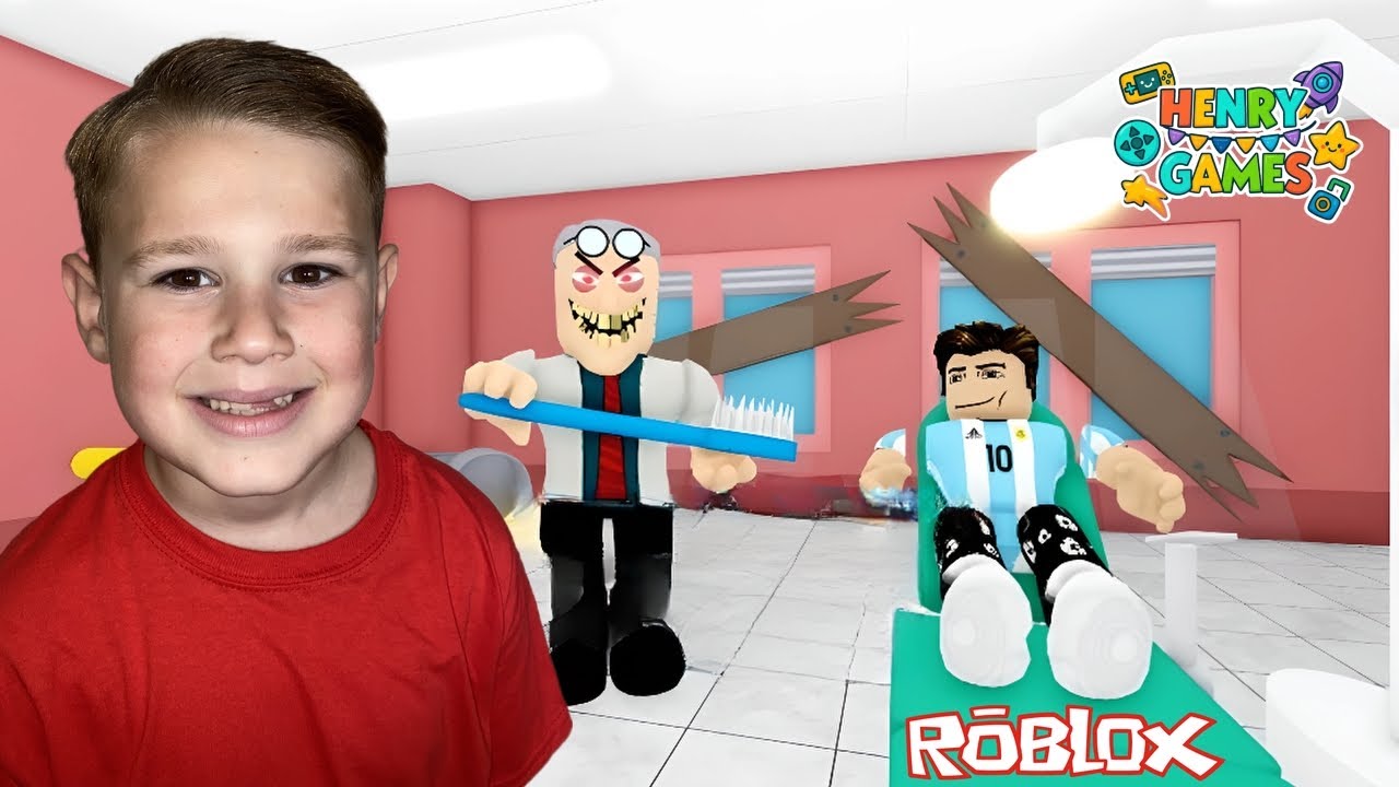 Меня ПОЙМАЛ БОБ, ЗЛОЙ СТОМАТОЛОГ!! | ИГРЫ ГЕНРИ | Побег от Боба-стоматолога в Roblox |