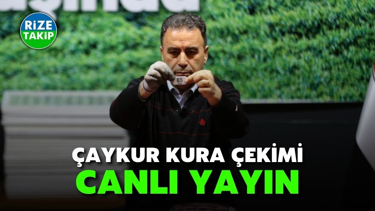 2025 ÇAYKUR Kura Çekimi Sonuçları - 1