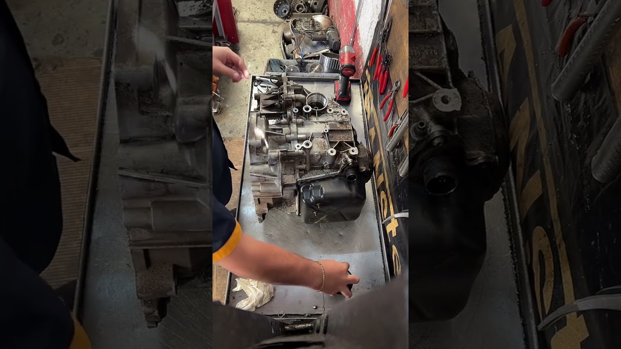 Desarmado de transmision DSG tipo 02E y su diagnostico