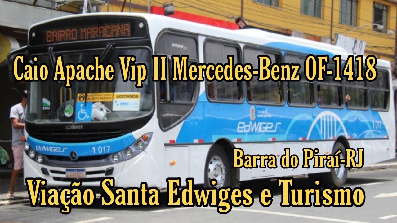 ✅[ Centro X Bairro Roseira - ida e volta - Barra do Piraí ] Caio Apache Vip II Mercedes-Benz OF-1418