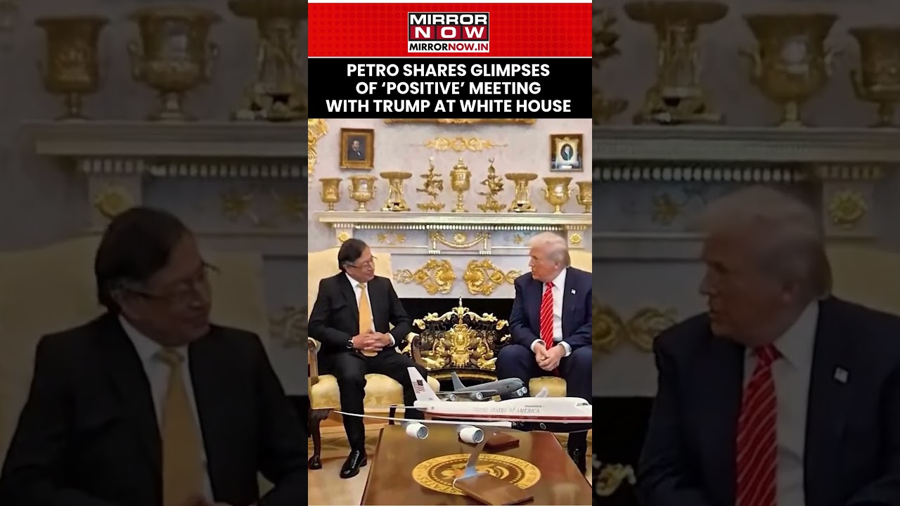 Colombian President Gustavo Petro Shares Glimpses Of 'Positive' Meeting With Trump #Shorts