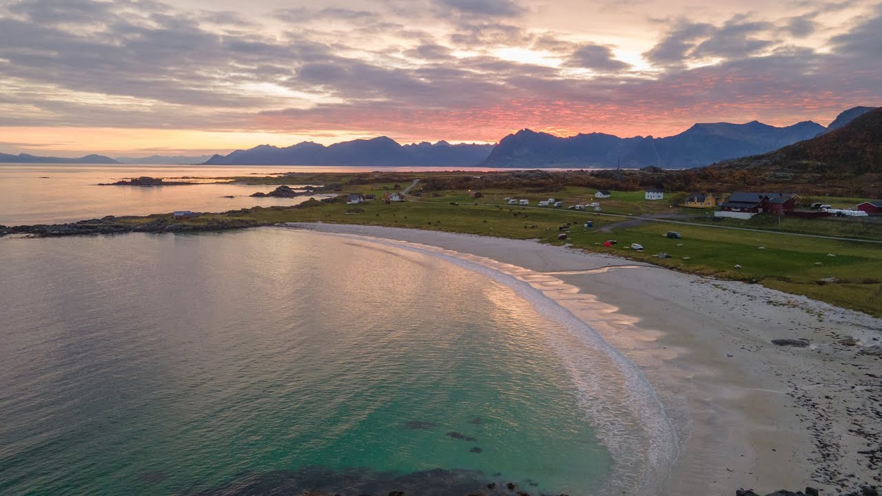 Lofoten, Hov Gård, soloppgang