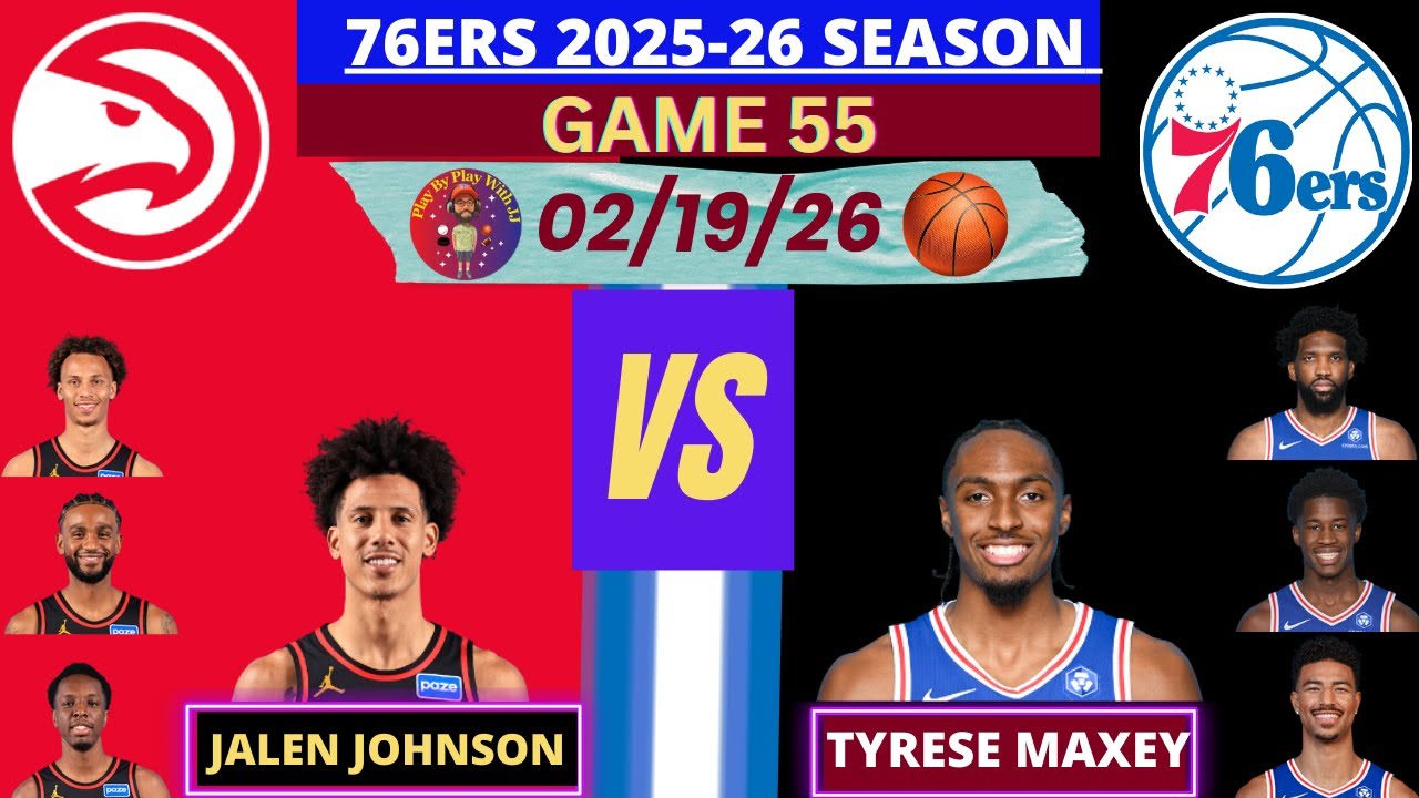 Philadelphia 76ers vs. Atlanta Hawks LIVE | Radio-Style Play-by-Play #hawks #76ers #sixers