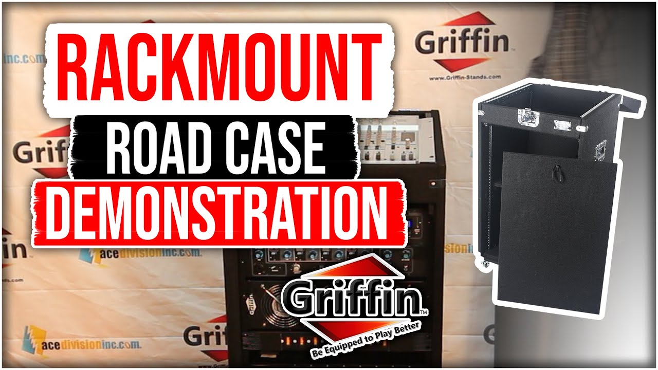 Griffin Rackmount Road Case Studio Mixer Cabinet Product Review and Demonstration Model DEQ02