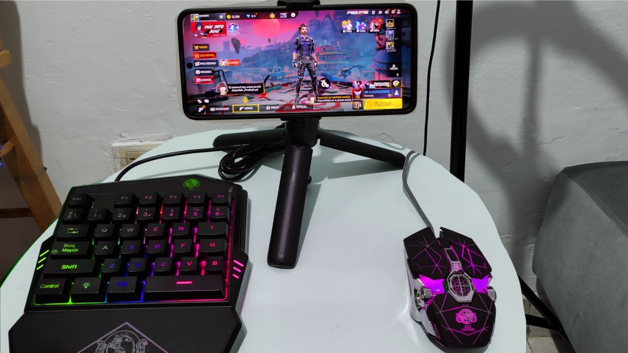 COMO Conectar TECLADO y RATON al Celular Para Jugar 2025