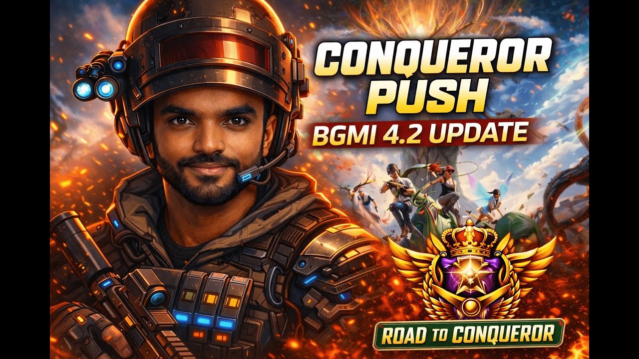 Day 02- Gold To Conqueror Best Strategy To Rank-Push in Just 4 Day 🔥. S27 Tips & New Event Guide ✅