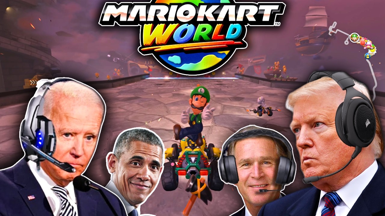 Presidents Play Mario Kart World...2