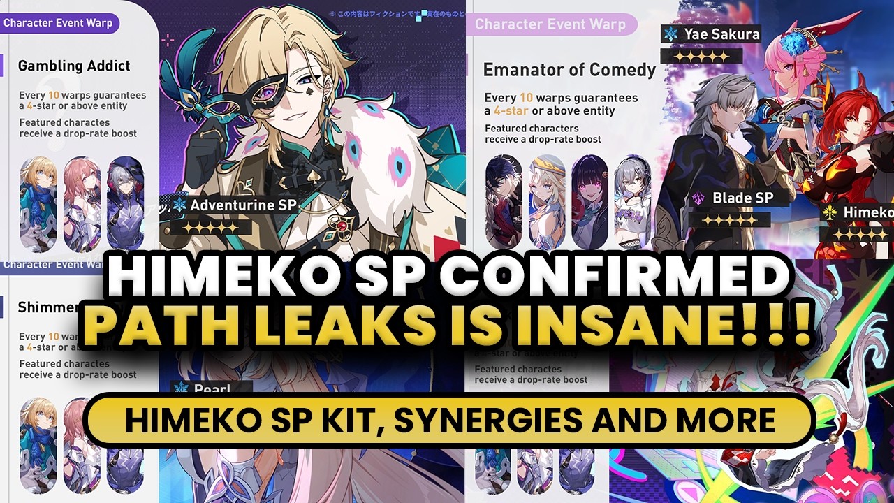 HIMEKO SP PATH!!! Утечки информации о комплекте HIMEKO SP, синергии и многое другое!! - Утечки HSR