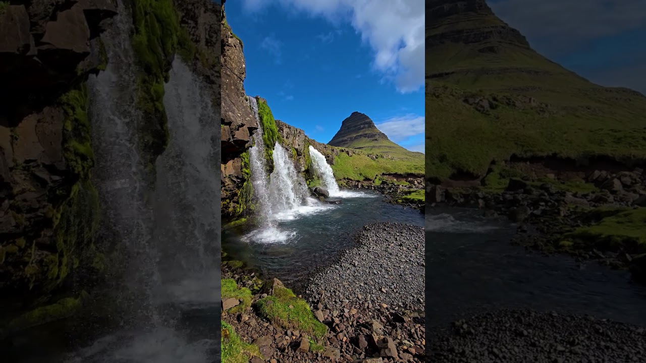Gentle waterfall ASMR for  stress relief|no talking|